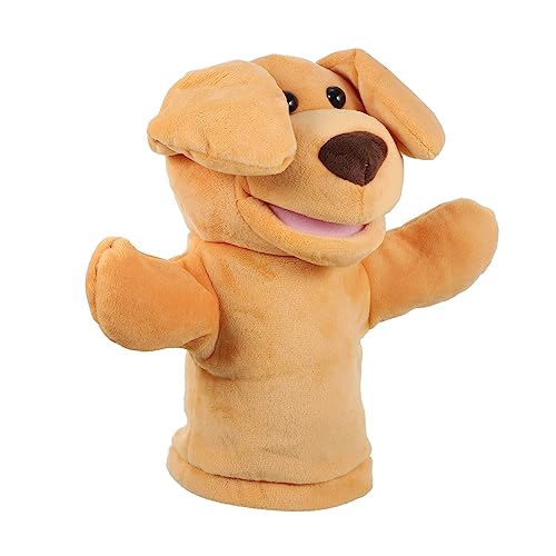 COSMEVIVI üschtier Handpuppe Hund Für Kinder Weiches Stofftier Spielzeug Ideal Für Rollenspiele Und Kreative Spiele Perfekt Für Jungen Und ädchen von COSMEVIVI