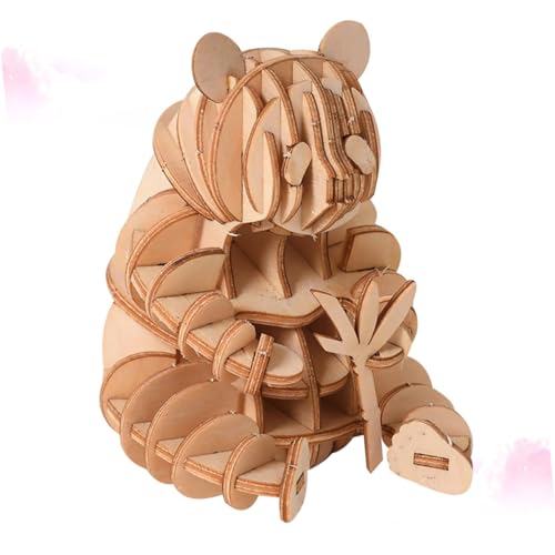 Holzpuzzles Für Kinder Kinderpuzzles Lernspielzeug Für Kinder 3D Puzzle Panda Puzzles Für Kinder 3D Puzzles Für Jungen Kinderspielzeug Holzpuzzles Für Jungen Bambus COSMEVIVI von COSMEVIVI