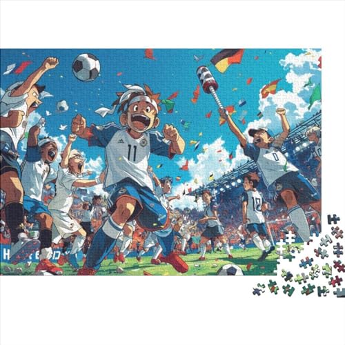 Football Boy 1000 Teile Puzzlepuzzle 1000 Teile Erwachsene Impossible Puzzle Erwachsenenpuzzle Ab 14 Jahren 1000pcs (75x50cm) von COSSKY