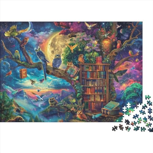 Owls 500 Teile Puzzle Holzpuzzle Geschicklichkeitsspiele Erwachsenenpuzzle Ab 14 Jahren 500pcs (52x38cm) von COSSKY