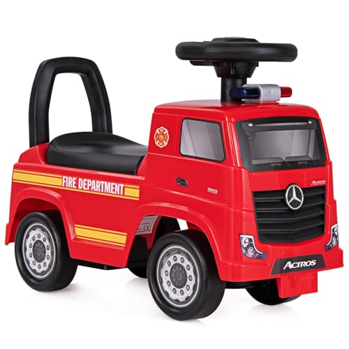 COSTWAY Mercedes Benz Rutschauto, Schiebeauto mit Stauraum & Musik & Hupe & Kippschutz, Kinder Rutscher Feuerwehrauto mit Warnlampe für Kinder ab 2 Jahren, Rot COSTWAY Mercedes Benz Rutschauto, Schiebeauto mit Stauraum & Musik & Hupe & Kippschutz, Kinder Rutscher Feuerwehrauto mit Warnlampe für Kinder ab 2 Jahren, Rot von COSTWAY