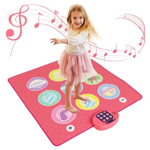 COSTWAY Tanzmatte Kinder, Musikmatte mit 5 Herausforderung Modi & 9 Klavierklängen & 9 Demo, Geburtstag Weihnachten Tanz Spielzeug, Geschenke für Mädchen Jungen ab 3 4 5 6 7 8 Jahre, Rosa COSTWAY Tanzmatte Kinder, Musikmatte mit 5 Herausforderung Modi & 9 Klavierklängen & 9 Demo, Geburtstag Weihnachten Tanz Spielzeug, Geschenke für Mädchen Jungen ab 3 4 5 6 7 8 Jahre, Rosa von COSTWAY