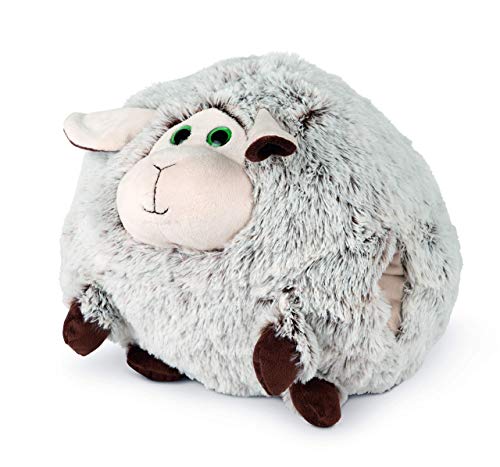 COZY NOXXIEZ Kuschelige Plüsch Kinder Handwärmer - Kuscheltier, Stofftier, Kopfkissen als Flauschiges Wärmekissen Plüschtier für Bett, Auto und Zuhause (Schaf) von COZY NOXXIEZ