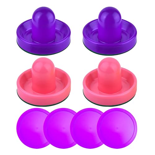 CPAOWEHF Air Hockey Spielzeug Set Tisch Hockey Pucks Pusher Spielzeug Set Tor Paddel Ersatz Spielzeug Set Für Spieltische von CPAOWEHF