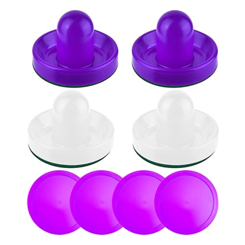 CPAOWEHF Air Hockey Spielzeug Set Tisch Hockey Pucks Pusher Spielzeug Set Tor Paddel Ersatz Spielzeug Set Für Spieltische von CPAOWEHF