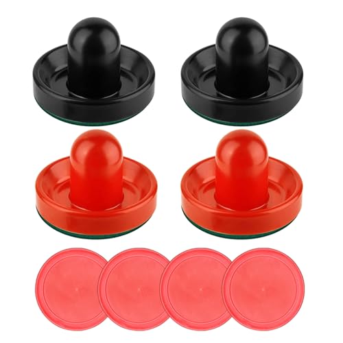 CPAOWEHF Air Hockey Spielzeug Set Tisch Hockey Pucks Pusher Spielzeug Set Tor Paddel Ersatz Spielzeug Set Für Spieltische von CPAOWEHF