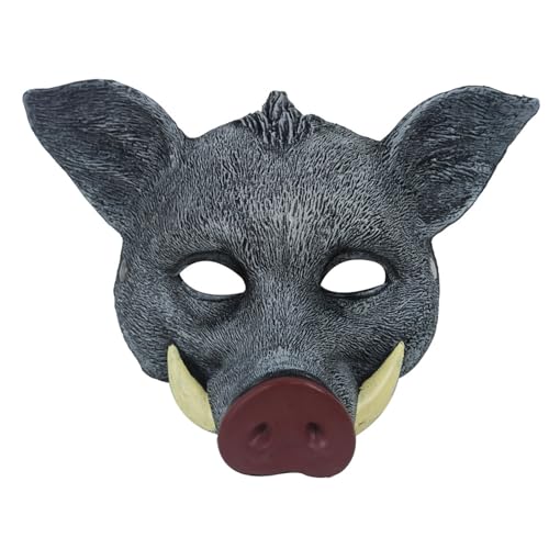 CPAOWEHF Halloween-Tierschwein-Halloween-Wildschwein-Cosplay, Vollgesicht, für Halloween, Maskerade, Karneval von CPAOWEHF