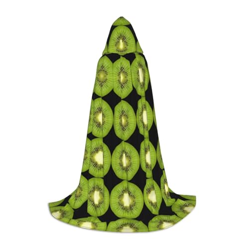 CPEOWZL Kiwi Slice Print Kapuzenumhang für Teenager, Unisex, Weihnachten, Halloween, Hexenparty von CPEOWZL