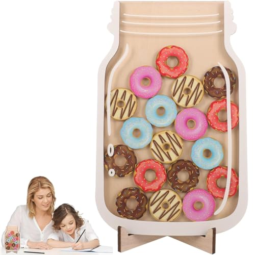 Belohnungsglas, Belohnungsglas Kinder, Belohnungsglas Mit Donut, Belohnungstabelle Für Klassenzimmer, Personalisierte Belohnungstabelle Kinder Verwendet Für Die Kultivierung Guter Gewohnheiten Bei von CPRNQY