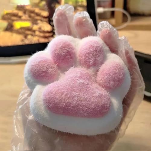 Katzenpfoten Squishy, Cat Paw Squishy, Squishy Pfote, Squeeze Toys Soft Fidget Sensory Toys Katzenpfoten-Schreibtischspielzeug Quetschpfoten-Zappelspielzeug für Menschen Jeden Alters Geeignet von CPRNQY