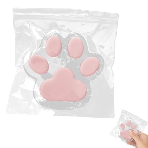 Katzenpfoten Squishy, Stressball Katze, Cat Paw Squishy Fidget Toys, Squishy Toy Katzenpfoten, Squishy Pfote Stressball, Cat Paws Antistressball Kinder, Katze Pfote Kinderspiele (Rosa) von CPRNQY