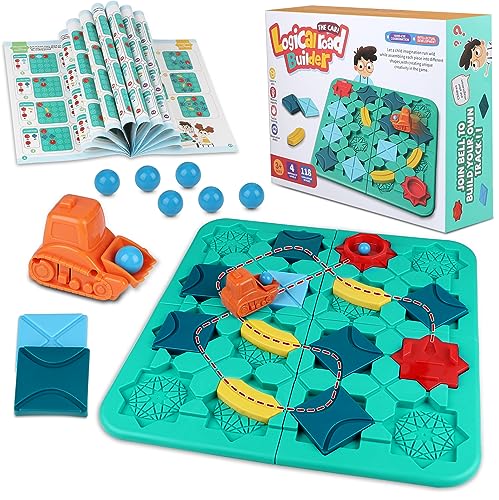 CPROSP Logischer Straßenbauer für Kinder, Brettspiel für Autostraßenbauer ab 4 Jahre, Logikspiel, Logical Road Builder with Car CPROSP Logischer Straßenbauer für Kinder, Brettspiel für Autostraßenbauer ab 4 Jahre, Logikspiel, Logical Road Builder with Car von CPROSP