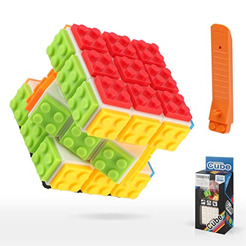 CPROSP Würfel Puzzle Cube 3x3, Zauberwürfel Cube Brick mit Disassembler für Anfänger und Sammler, Weiß von CPROSP