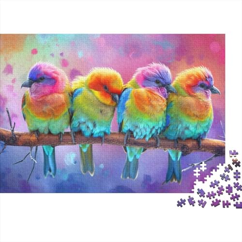 1000 Stück Puzzlespiele Colourful Birds Puzzlespiele Für Erwachsene Kreative Familienaktivitäten des Spieleabends-DIY 1000pcs (75x50cm) von CPXSEMAZA