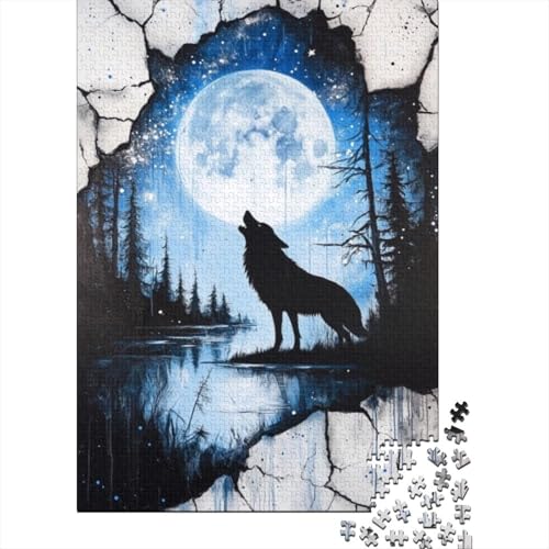 1000 Stück Wolf Puzzles Für Erwachsene Und Kinder Ab 12 Jahren 1000pcs (75x50cm) von CPXSEMAZA