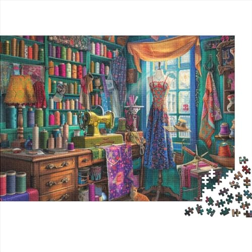 1000 Teile Puzzle Für Erwachsene Tailor Shop Puzzle Für Erwachsene, Holzpuzzle, Erwachsene Und Kinder 1000pcs (75x50cm) von CPXSEMAZA