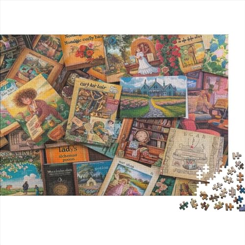 1000 Teile Puzzles Holzpuzzle Fashion Magazine Puzzlespiele Für Erwachsene 1000pcs (75x50cm) von CPXSEMAZA