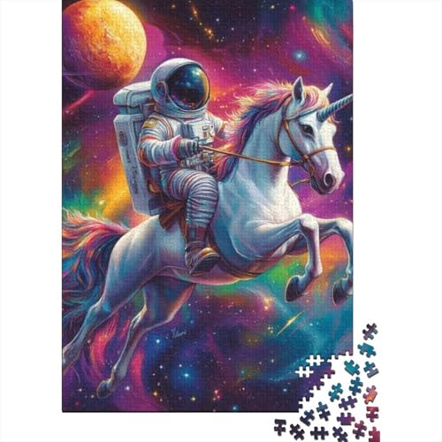 1000-teilige Holzpuzzles Für Erwachsene Astronaut Puzzles 1000 Teile Puzzle 1000pcs (75x50cm) von CPXSEMAZA