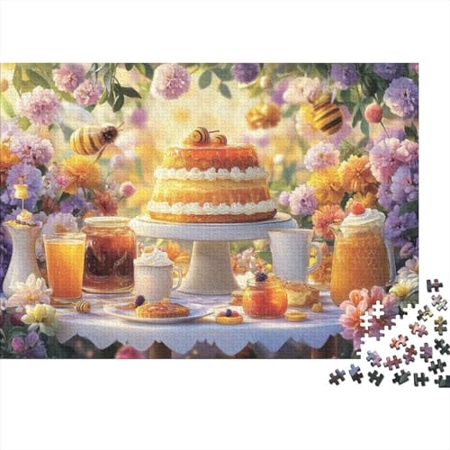 1000-teilige Holzpuzzles Für Erwachsene Cake Afternoon Tea Puzzles 1000 Teile Puzzle 1000pcs (75x50cm) von CPXSEMAZA