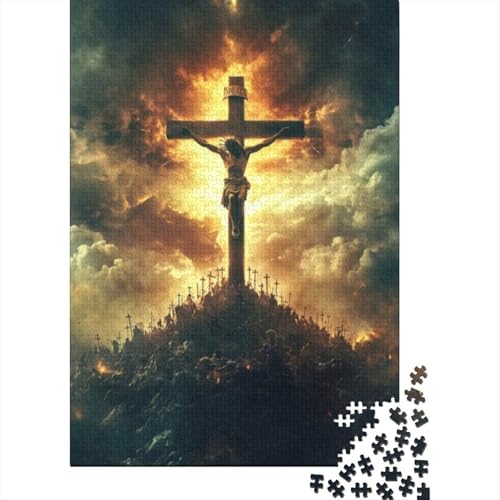 1000-teilige Holzpuzzles Für Erwachsene Cross Puzzle Mit 1000 Teilen, Herausfordernde Puzzles Für Erwachsene 1000pcs (75x50cm) von CPXSEMAZA