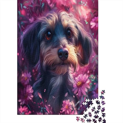 1000-teilige Holzpuzzles Für Erwachsene Cute Dachshund 1000-teilige Puzzles, Lernspiele Für Erwachsene 1000pcs (75x50cm) von CPXSEMAZA