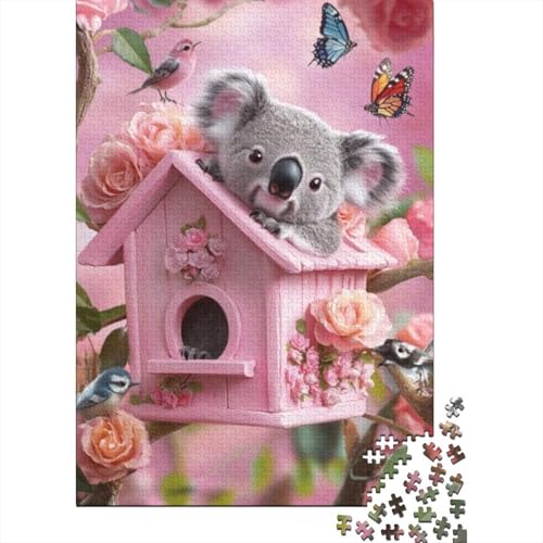 1000-teilige Holzpuzzles Für Erwachsene Cute Koala Puzzles 1000 Teile Stressabbauende Puzzles 1000pcs (75x50cm) von CPXSEMAZA