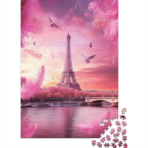 1000-teilige Holzpuzzles Für Erwachsene Eiffel Tower 1000-teiliges Puzzle, Komplexe Puzzles Für Erwachsene 1000pcs (75x50cm) von CPXSEMAZA