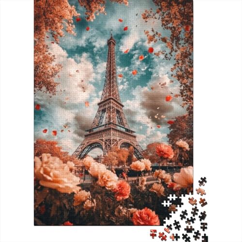 1000-teilige Holzpuzzles Für Erwachsene Eiffel Tower Puzzle Mit 1000 Teilen, Herausfordernde Puzzles Für Erwachsene 1000pcs (75x50cm) von CPXSEMAZA