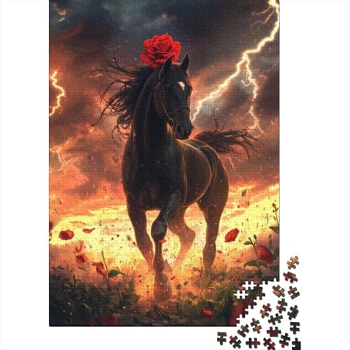 1000-teilige Holzpuzzles Für Erwachsene Horse 1000-teiliges Puzzle, Komplexe Puzzles Für Erwachsene 1000pcs (75x50cm) von CPXSEMAZA