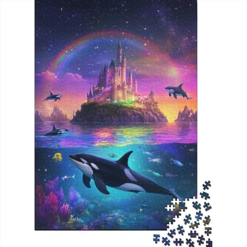 1000-teilige Holzpuzzles Für Erwachsene Killer Whale 1000-teilige Puzzles, Lernspiele Für Erwachsene 1000pcs (75x50cm) von CPXSEMAZA