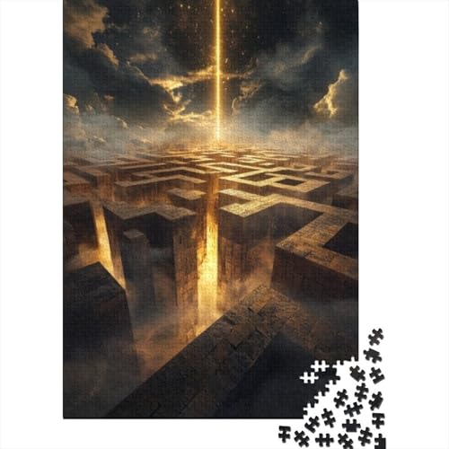 1000-teilige Holzpuzzles Für Erwachsene Labyrinth 1000-teilige Puzzles, Lernspiele Für Erwachsene 1000pcs (75x50cm) von CPXSEMAZA