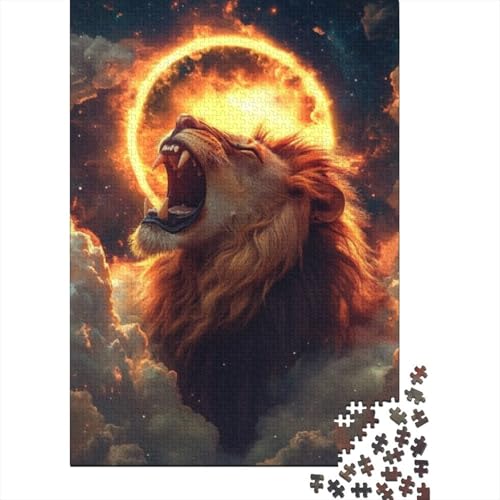 1000-teilige Holzpuzzles Für Erwachsene Lion Puzzles 1000 Teile Puzzle 1000pcs (75x50cm) von CPXSEMAZA