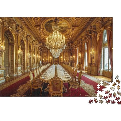 1000-teilige Holzpuzzles Für Erwachsene Palace Dining Table 1000-teiliges Puzzle, Komplexe Puzzles Für Erwachsene 1000pcs (75x50cm) von CPXSEMAZA