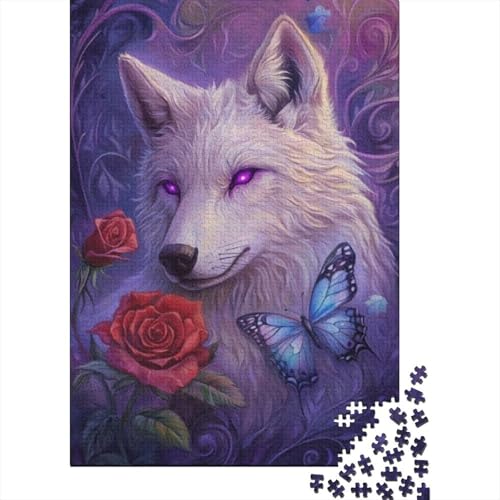 1000-teilige Holzpuzzles Für Erwachsene Wolf 1000-teilige Puzzles, Lernspiele Für Erwachsene 1000pcs (75x50cm) von CPXSEMAZA