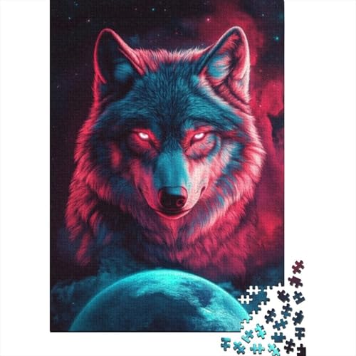 1000-teilige Holzpuzzles Für Erwachsene Wolf 1000-teiliges Puzzle, Komplexe Puzzles Für Erwachsene 1000pcs (75x50cm) von CPXSEMAZA