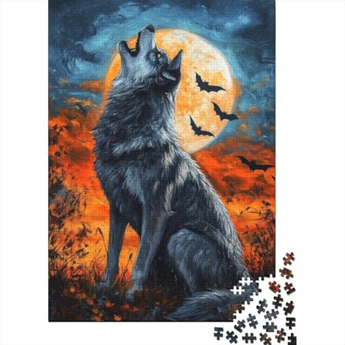 1000-teilige Holzpuzzles Für Erwachsene Wolf 1000-teiliges Puzzle, Komplexe Puzzles Für Erwachsene 1000pcs (75x50cm) von CPXSEMAZA