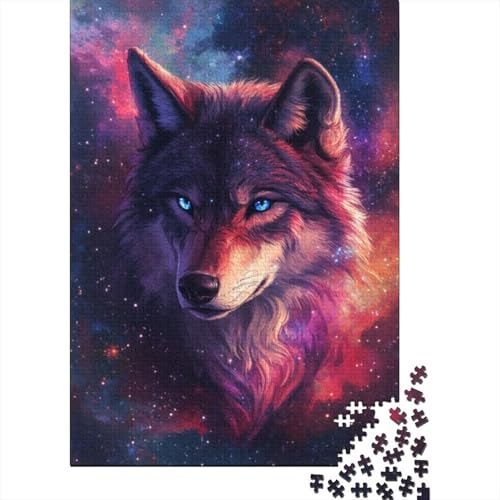 1000-teilige Holzpuzzles Für Erwachsene Wolf Puzzle Mit 1000 Teilen, Herausfordernde Puzzles Für Erwachsene 1000pcs (75x50cm) von CPXSEMAZA