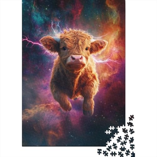 1000-teilige Puzzles Für Erwachsene Cute Highland Cow Baby 1000-teilige Puzzles Für Erwachsene 1000pcs (75x50cm) von CPXSEMAZA