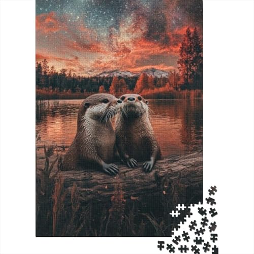 1000-teilige Puzzles Für Erwachsene Cute Otter 1000-teiliges Puzzle Für Erwachsene. 1000-teiliges Puzzle 1000pcs (75x50cm) von CPXSEMAZA