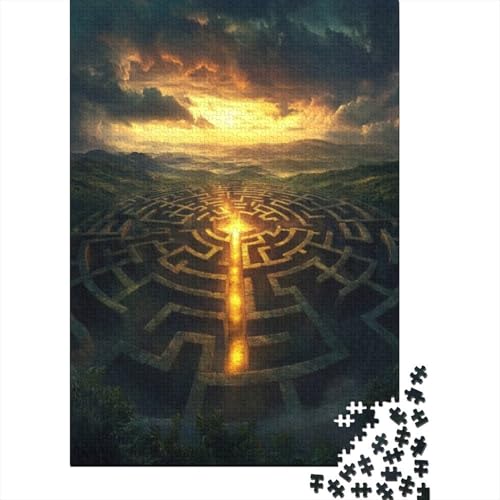 1000-teilige Puzzles Für Erwachsene Labyrinth 1000 Teile Puzzle Familienpuzzle Spielzeug Puzzles 1000pcs (75x50cm) von CPXSEMAZA