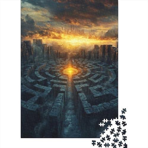 1000-teilige Puzzles Für Erwachsene Labyrinth 1000-teiliges Puzzle, Herausfordernde Puzzles Für Erwachsene 1000pcs (75x50cm) von CPXSEMAZA