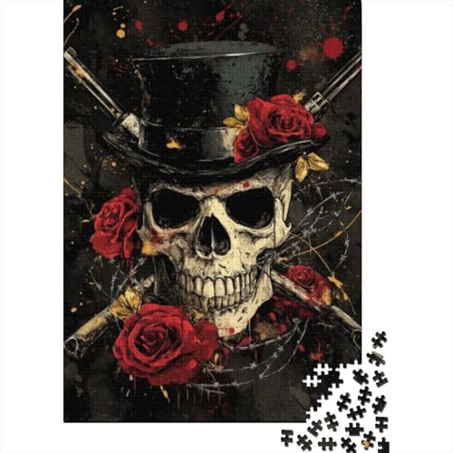 1000-teilige Puzzles Für Erwachsene Skeleton 1000-teiliges Puzzle Impossible Puzzle 1000pcs (75x50cm) von CPXSEMAZA