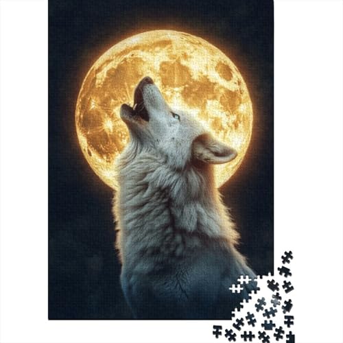 1000-teilige Puzzles Für Erwachsene Wolf 1000 Teile Puzzle Familienpuzzle Spielzeug Puzzles 1000pcs (75x50cm) von CPXSEMAZA