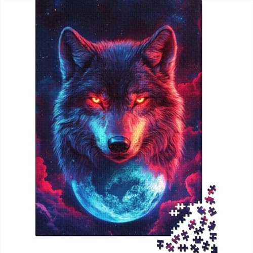 1000-teilige Puzzles Für Erwachsene Wolf 1000-teiliges Puzzle. Anspruchsvolles Spiel 1000pcs (75x50cm) von CPXSEMAZA