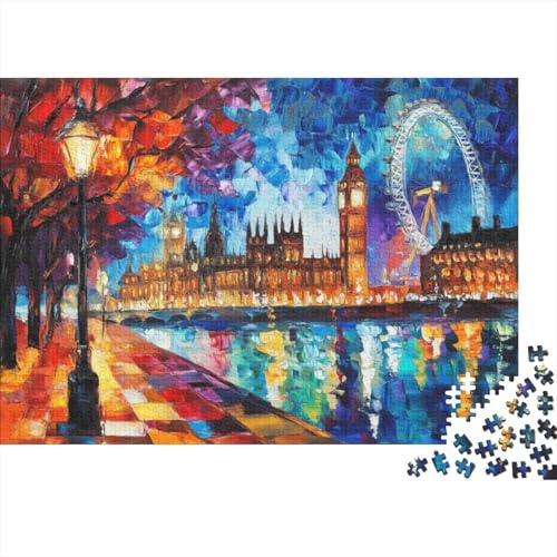 1000-teiliges Puzzle Für Erwachsene -Romantic London | Puzzle Für Erwachsene 1000 | Puzzle Für Erwachsene 1000 Teile | Valentine's Day Gift Puzzle | Puzzles 1000pcs (75x50cm) von CPXSEMAZA