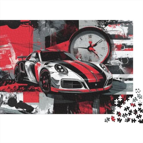 300 Teile Erwachsenenpuzzle Supercar 300 Teile Holzpuzzle - Einzigartige, Ungewöhnliche Puzzles Mit Geformten Teilen 300pcs (40x28cm) von CPXSEMAZA