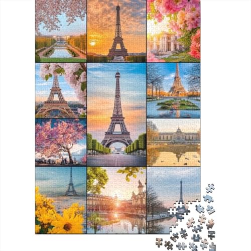 300-teilige Holzpuzzles Für Erwachsene Eiffel Tower 300-teilige Puzzles, Lernspiele Für Erwachsene 300pcs (40x28cm) von CPXSEMAZA