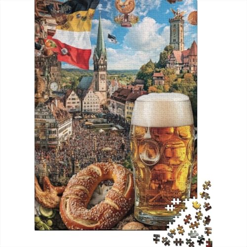 300-teilige Holzpuzzles Für Erwachsene German Food 300-teilige Puzzles, Lernspiele Für Erwachsene 300pcs (40x28cm) von CPXSEMAZA