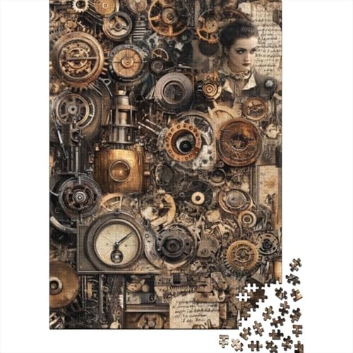 300-teilige Holzpuzzles Für Erwachsene Steam Machine 300-teilige Puzzles, Lernspiele Für Erwachsene 300pcs (40x28cm) von CPXSEMAZA