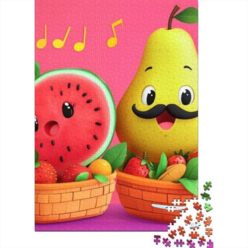 300-teilige Puzzles Für Erwachsene Cartoon Fruit Puzzles 300 Teile Puzzle Für Erwachsene 300pcs (40x28cm) von CPXSEMAZA